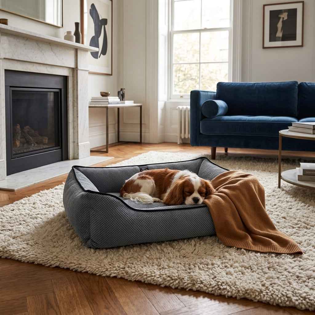 The Rydal | Textured Plush Dog Bed