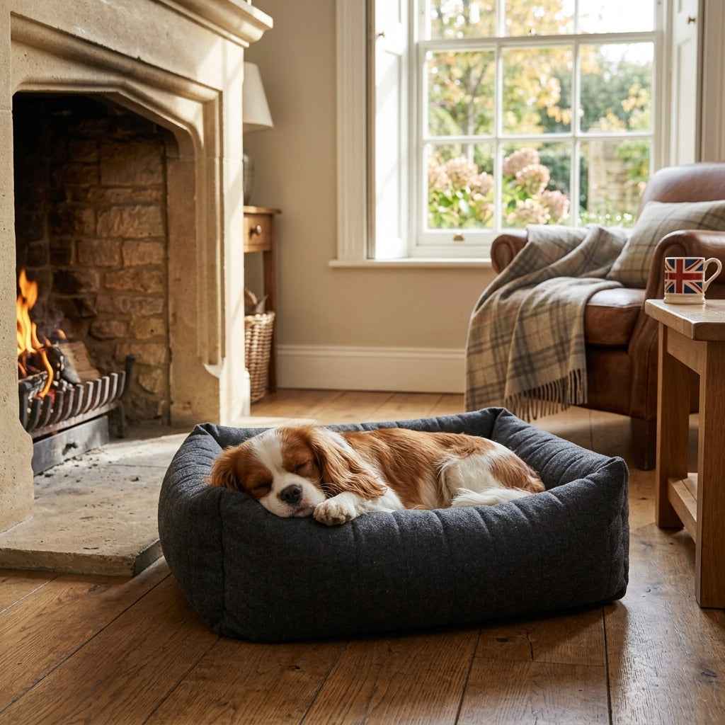 Thirlmere Felt Nest Bed | Calming High-Wall Den